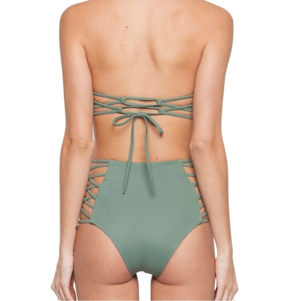 Tori Praver Damia High Waist Swim Bottoms ONLY